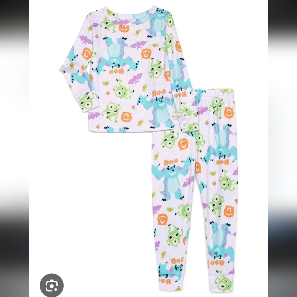 Disney Monster's Inc 2 Piece Pajama Set Size 2T